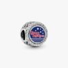 Stars & Stripes Charm – Sterlingsilber