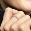 Sterling-Silber-Ring „Celestial Stars“