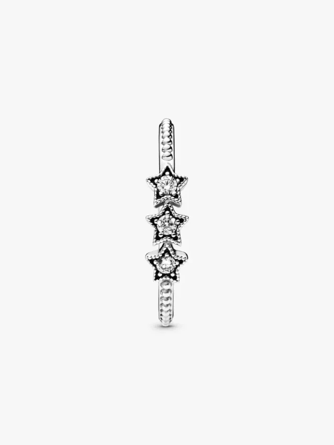Sterling-Silber-Ring „Celestial Stars“