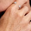 Sterling-Silber-Ring mit Sternschnuppen-Motiv Sterling-Silber-Ring mit Sternschnuppen-Motiv