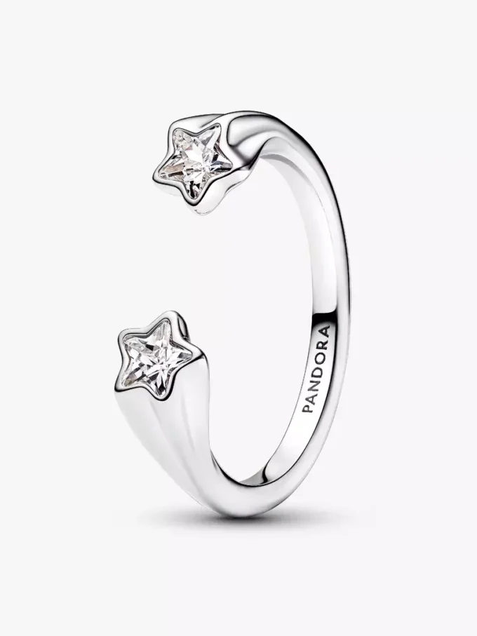 Sterling-Silber-Ring mit Sternschnuppen-Motiv Sterling-Silber-Ring mit Sternschnuppen-Motiv