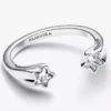 Sterling-Silber-Ring mit Sternschnuppen-Motiv Sterling-Silber-Ring mit Sternschnuppen-Motiv