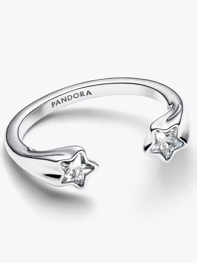 Sterling-Silber-Ring mit Sternschnuppen-Motiv Sterling-Silber-Ring mit Sternschnuppen-Motiv