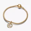 Stier-Dangle Charm-Armband-Set, 2er-Set