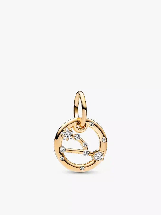 Stier-Dangle Charm-Armband-Set, 2er-Set