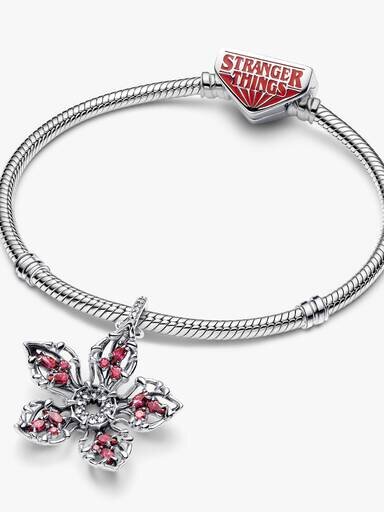 Stranger Things Demogorgon großer Dangle Charm – Sterlingsilber Stranger Things Demogorgon großer Dangle Charm – Sterlingsilber