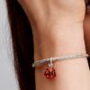 Stranger Things Hellfire Club Würfel-Dangle Charm – Sterlingsilber Stranger Things Hellfire Club Würfel-Dangle Charm – Sterlingsilber