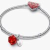 Stranger Things Hellfire Club Würfel-Dangle Charm – Sterlingsilber Stranger Things Hellfire Club Würfel-Dangle Charm – Sterlingsilber