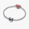 Stranger Things Im Dunkeln Leuchtender Herz-Charm – Sterlingsilber Stranger Things Im Dunkeln Leuchtender Herz-Charm – Sterlingsilber