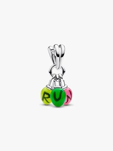 Stranger Things Im Dunkeln Leuchtender „Run“-Dangle Charm – Sterlingsilber Stranger Things Im Dunkeln Leuchtender „Run“-Dangle Charm – Sterlingsilber