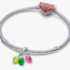 Stranger Things Im Dunkeln Leuchtender „Run“-Dangle Charm – Sterlingsilber Stranger Things Im Dunkeln Leuchtender „Run“-Dangle Charm – Sterlingsilber