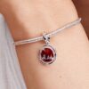 Stranger Things Im Dunkeln leuchtender Upside-Down-Dangle Charm – Sterlingsilber Stranger Things Im Dunkeln leuchtender Upside-Down-Dangle Charm – Sterlingsilber