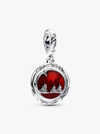 Stranger Things Im Dunkeln leuchtender Upside-Down-Dangle Charm – Sterlingsilber Stranger Things Im Dunkeln leuchtender Upside-Down-Dangle Charm – Sterlingsilber