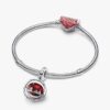 Stranger Things Im Dunkeln leuchtender Upside-Down-Dangle Charm – Sterlingsilber Stranger Things Im Dunkeln leuchtender Upside-Down-Dangle Charm – Sterlingsilber
