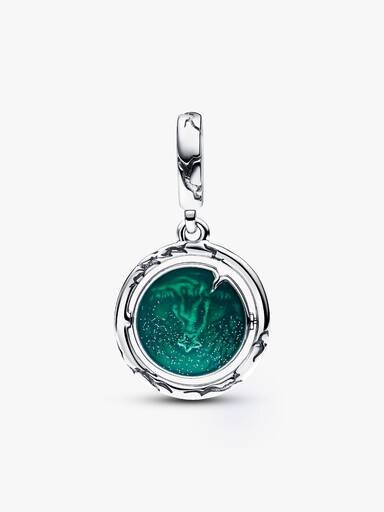 Stranger Things Im Dunkeln leuchtender Upside-Down-Dangle Charm – Sterlingsilber Stranger Things Im Dunkeln leuchtender Upside-Down-Dangle Charm – Sterlingsilber