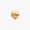 Strukturierter Yin-und-Yang-Mini-Charm, 14-karätig vergoldet Strukturierter Yin-und-Yang-Mini-Charm, 14-karätig vergoldet