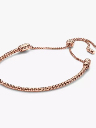 studded chain slider armband 14 karat rosgold beschichtung 2 330x440 - Studded Chain Slider Armband, 14 Karat Ros&eacute;gold-Beschichtung