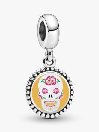 Sugar Skull Dangle Charm – Sterlingsilber Sugar Skull Dangle Charm – Sterlingsilber