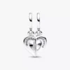 Teilbarer Mutter-&-Tochter-Dangle Charm aus Sterlingsilber Teilbarer Mutter-&-Tochter-Dangle Charm aus Sterlingsilber