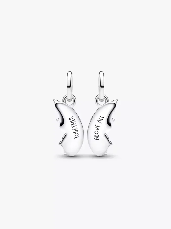 Teilbarer Schmetterlings-Dangle Charm aus Sterlingsilber Teilbarer Schmetterlings-Dangle Charm aus Sterlingsilber