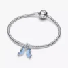Teilbarer Schmetterlings-Dangle Charm aus Sterlingsilber Teilbarer Schmetterlings-Dangle Charm aus Sterlingsilber