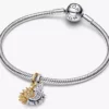 Teilbarer Sonnen- und Mond-Dangle Charm aus Sterlingsilber, 14-karätig vergoldet Teilbarer Sonnen- und Mond-Dangle Charm aus Sterlingsilber, 14-karätig vergoldet
