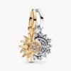 Teilbarer Sonnen- und Mond-Dangle Charm – Sterlingsilber, 14-karätige Vergoldung Teilbarer Sonnen- und Mond-Dangle Charm – Sterlingsilber, 14-karätige Vergoldung