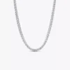 Tennis-Choker-Halskette aus Sterlingsilber Tennis-Choker-Halskette aus Sterlingsilber