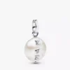 Silbernes Perlglanz-Charm-Trio, 3er-Set Silbernes Perlglanz-Charm-Trio, 3er-Set