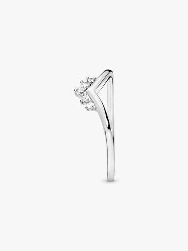 Tiara Wishbone Ring – Sterlingsilber Tiara Wishbone Ring – Sterlingsilber