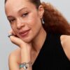 Tidal Wave Charm-Ohrringe – 3er-Set