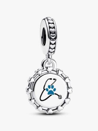 Tierarzt-Dangle Charm – Sterlingsilber Tierarzt-Dangle Charm – Sterlingsilber