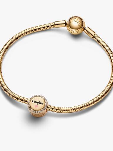 Tochter-Charm – 14 Karat vergoldet Tochter-Charm – 14 Karat vergoldet
