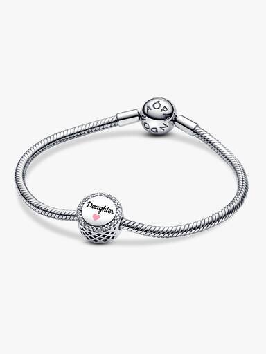 Tochter-Charm – Sterlingsilber Tochter-Charm – Sterlingsilber