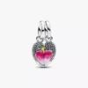 Trennbarer Dangle Charm „Love Birds“ aus Sterlingsilber Trennbarer Dangle Charm „Love Birds“ aus Sterlingsilber
