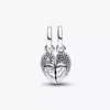 Trennbarer Dangle Charm „Love Birds“ aus Sterlingsilber Trennbarer Dangle Charm „Love Birds“ aus Sterlingsilber
