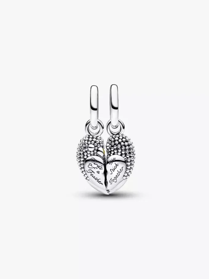 Trennbarer Dangle Charm „Love Birds“ aus Sterlingsilber Trennbarer Dangle Charm „Love Birds“ aus Sterlingsilber