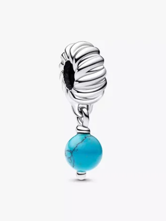Türkisfarbener Dangle Charm aus Sterlingsilber Türkisfarbener Dangle Charm aus Sterlingsilber