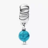 Türkisfarbener Dangle Charm aus Sterlingsilber Türkisfarbener Dangle Charm aus Sterlingsilber