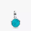 Armband mit vier türkisfarbenen Elefanten- und Herz-Charms Armband mit vier türkisfarbenen Elefanten- und Herz-Charms