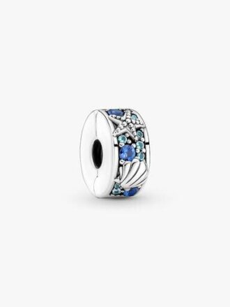 Tropical Starfish & Shell Clip Charm – Sterlingsilber Tropical Starfish & Shell Clip Charm – Sterlingsilber