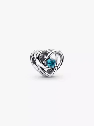 Endgültiger Verkauf – Charm mit verschlungenen Herzen für UNICEF aus Sterlingsilber