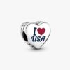 USA-Herz-Charm USA-Herz-Charm