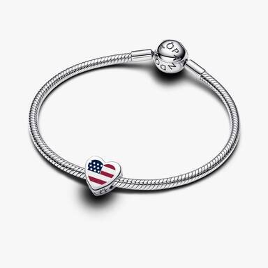 USA-Herz-Charm USA-Herz-Charm
