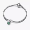 Vierblättriges Kleeblatt-Dangle Charm aus Sterlingsilber Vierblättriges Kleeblatt-Dangle Charm aus Sterlingsilber