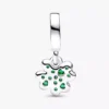 Vierblättriges Kleeblatt-Dangle Charm aus Sterlingsilber Vierblättriges Kleeblatt-Dangle Charm aus Sterlingsilber