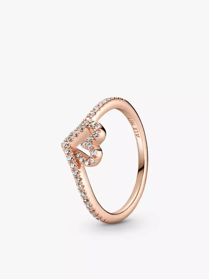Stacking-Ring-Set „Lots of Love and Sparkle“, 3er-Set
