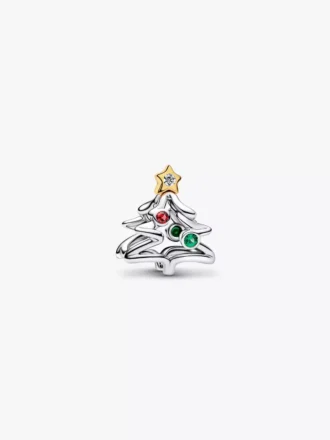 Weihnachtsbaum-Charm aus Sterlingsilber, 14-karätig vergoldet Weihnachtsbaum-Charm aus Sterlingsilber, 14-karätig vergoldet