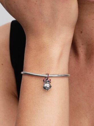 Weihnachtsglocken-Dangle Charm – Sterlingsilber Weihnachtsglocken-Dangle Charm – Sterlingsilber