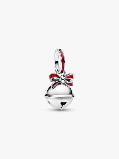 Weihnachtsglocken-Dangle Charm – Sterlingsilber Weihnachtsglocken-Dangle Charm – Sterlingsilber